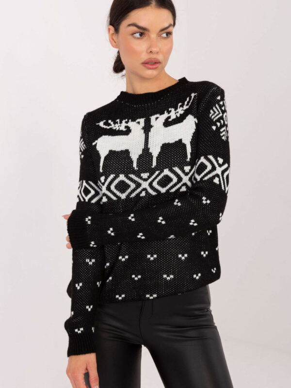 Sweter Damski Model MI-SW-19128.34 Black - Italy Moda