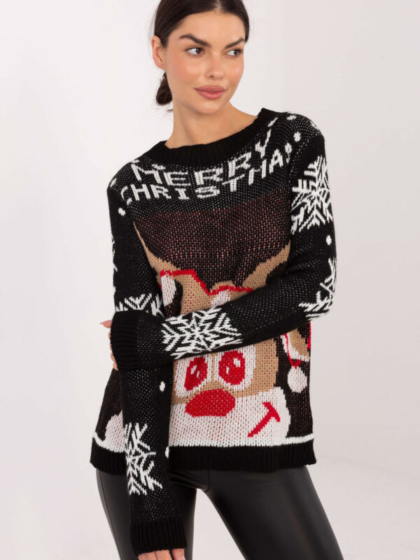 Sweter Damski Model MI-SW-19133.90 Black - Italy Moda
