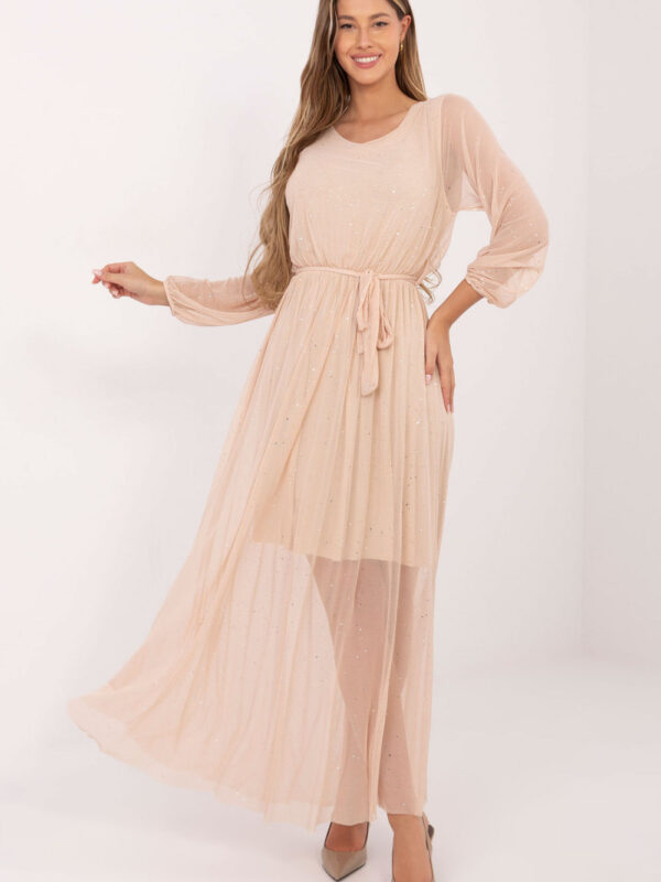 Sukienka Model IT-SK-21807.22 Beige - Italy Moda