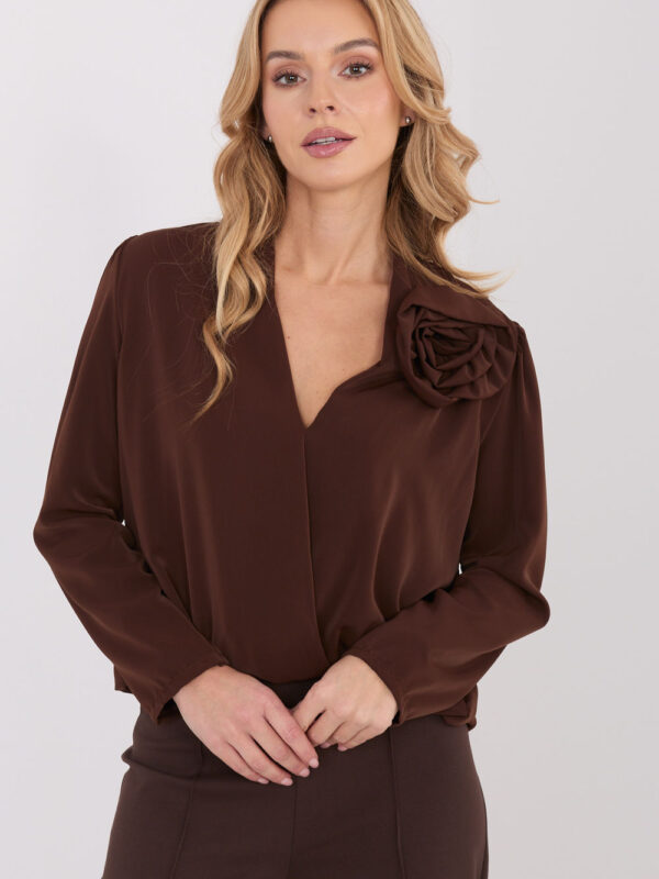 Bluzka Model MI-BZ-M650.17P Brown - Italy Moda
