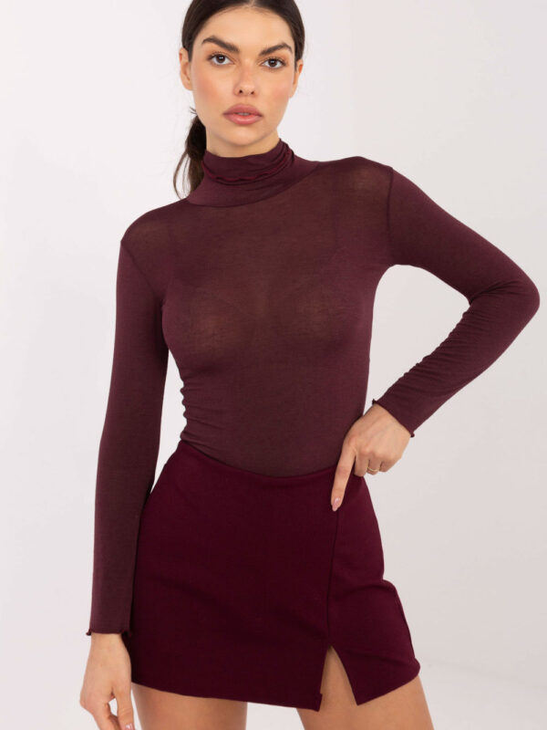 Bluzka Model IT-BZ-21819.09P Bordo - Italy Moda