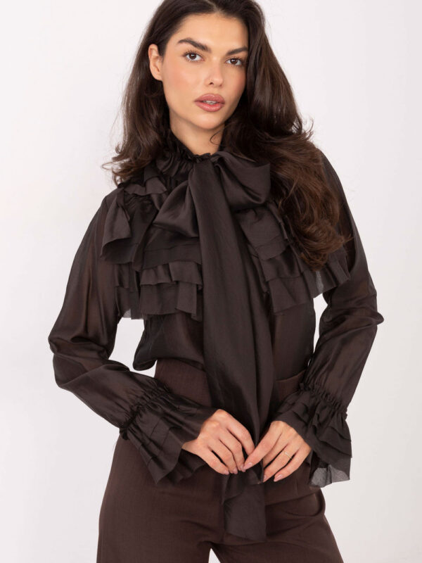 Koszula Damska Model IT-KS-28882.03 Dark Brown - Factory Price
