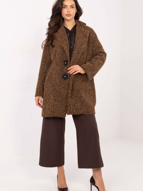 Płaszcz Damski Model IT-PL-96965.19 Brown - Factory Price