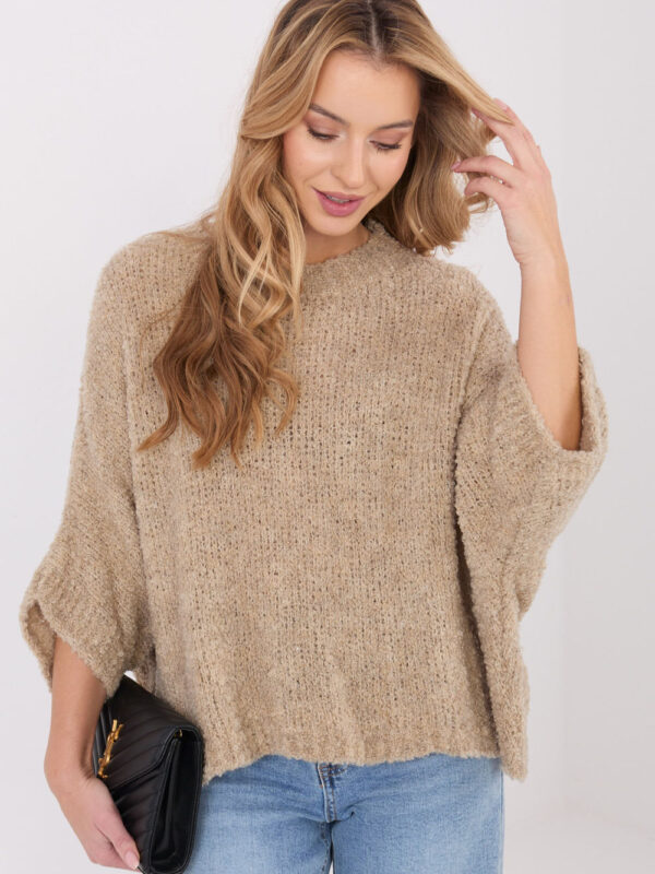 Sweter Damski Model CH-SW-72996.26 Beige - Factory Price