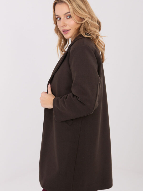 Płaszcz Damski Model IT-PL-20238.23 Dark Brown - Italy Moda
