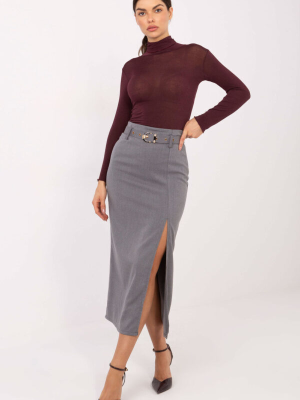 Spódnica Model IT-SD-A7393.57 Grey - Rue Paris