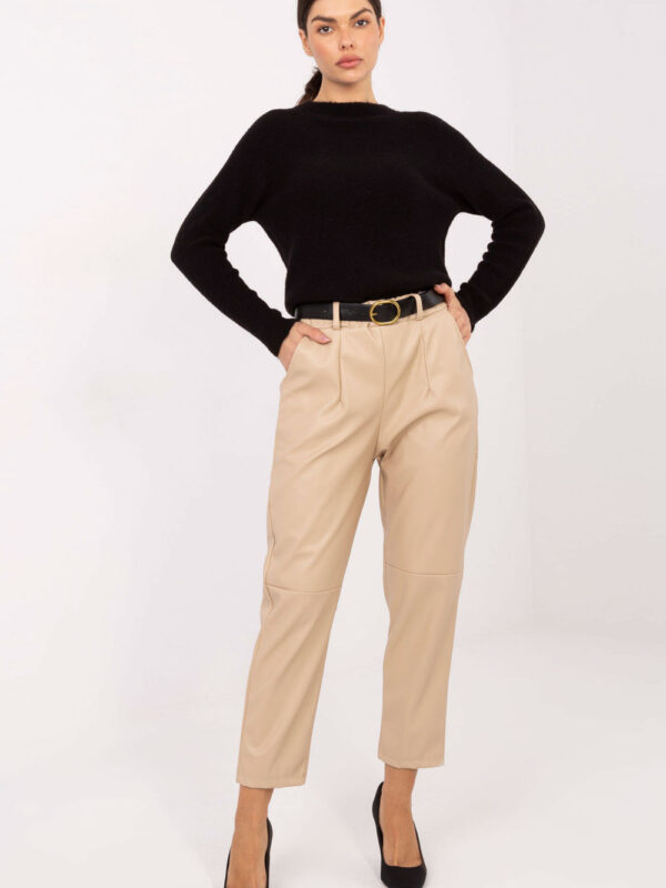 Spodnie Damskie Model IT-SP-FL8576.06P Light Camel - Rue Paris