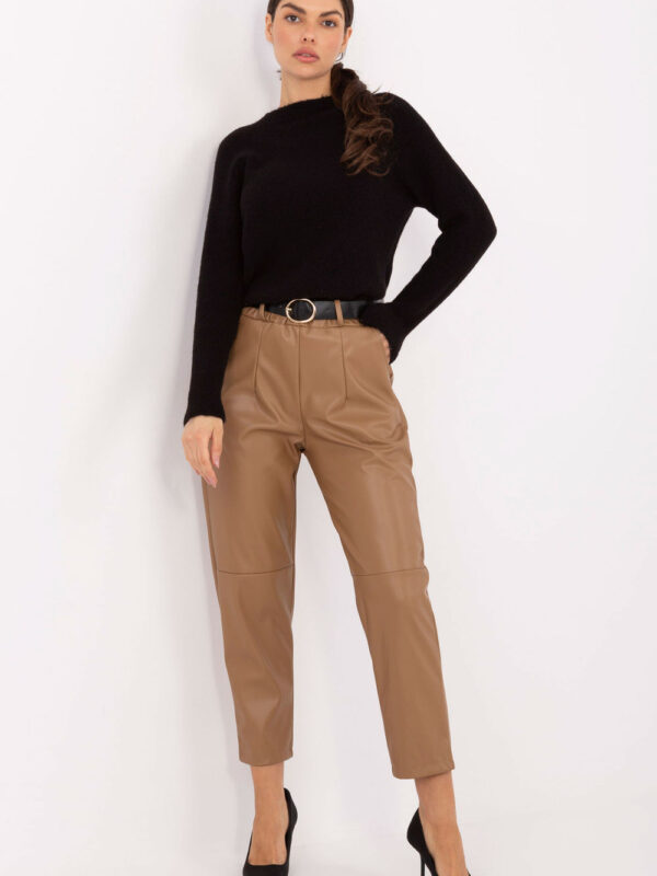 Spodnie Damskie Model IT-SP-FL8576.06P Camel - Rue Paris