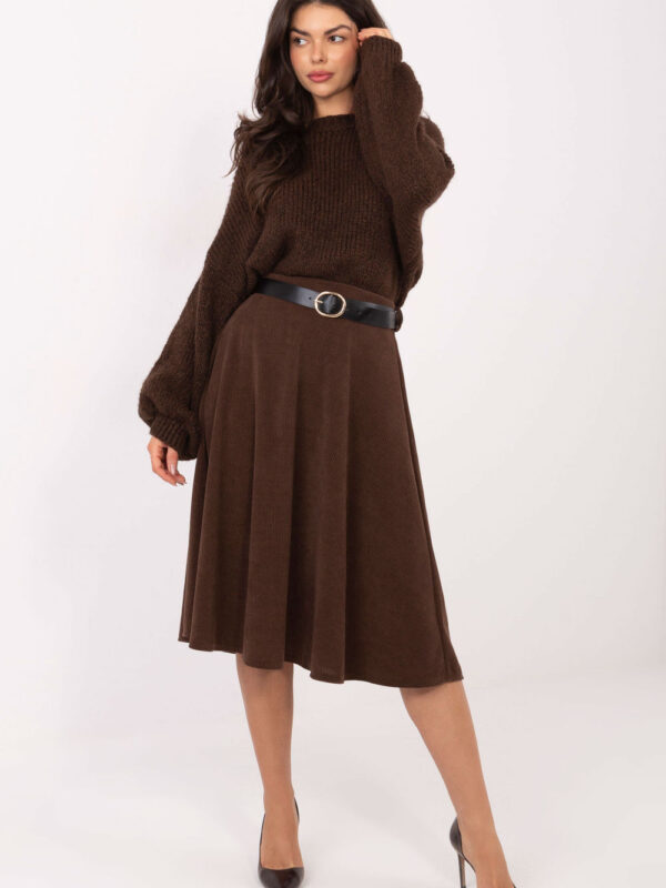 Spódnica Model IT-SD-FL9838.49 Brown - Rue Paris