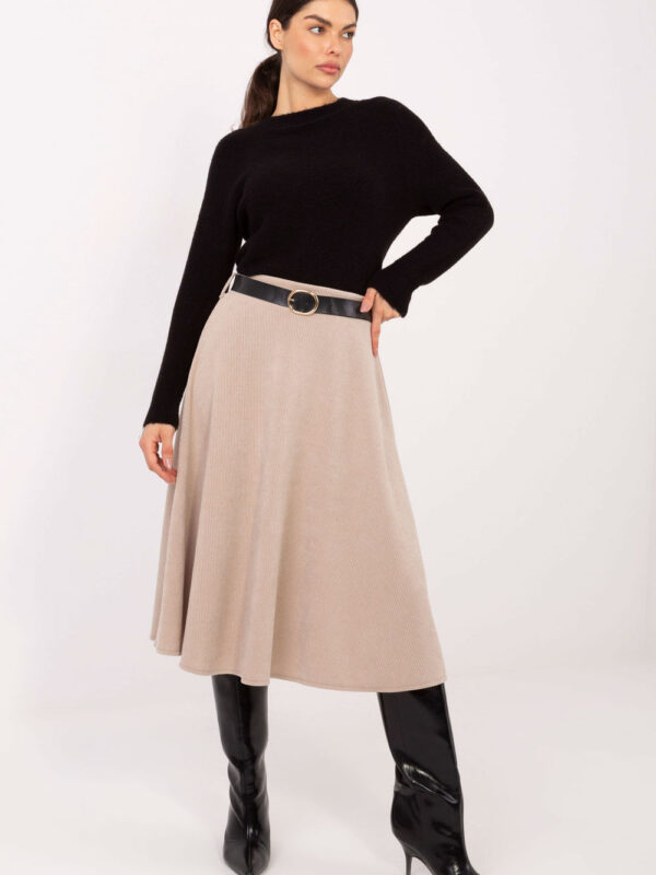 Spódnica Model IT-SD-FL9838.49 Beige - Rue Paris