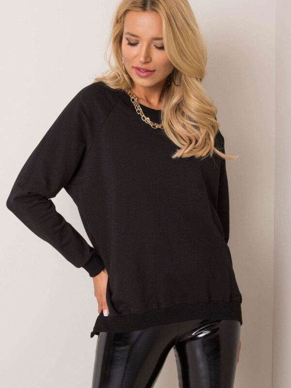 Bluza Damska Model RV-BL-5850.11X Black - Rue Paris
