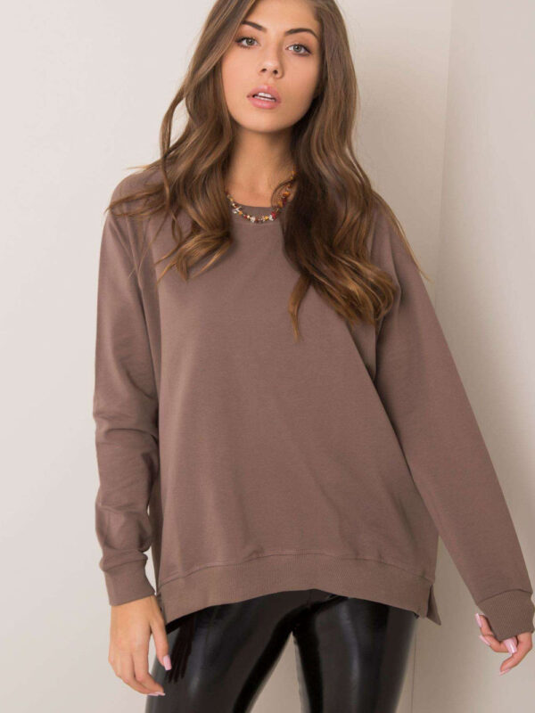 Bluza Damska Model RV-BL-5850.11X Brown - Rue Paris