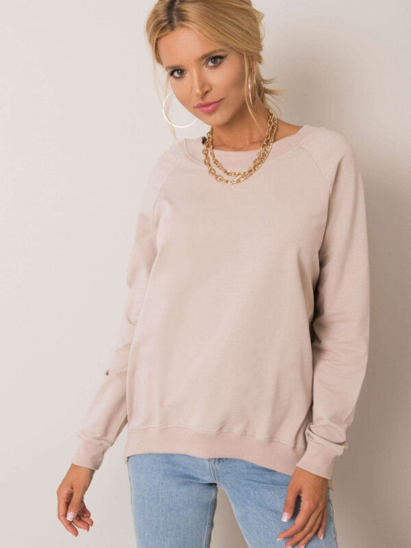 Bluza Damska Model RV-BL-5850.11X Beige - Rue Paris