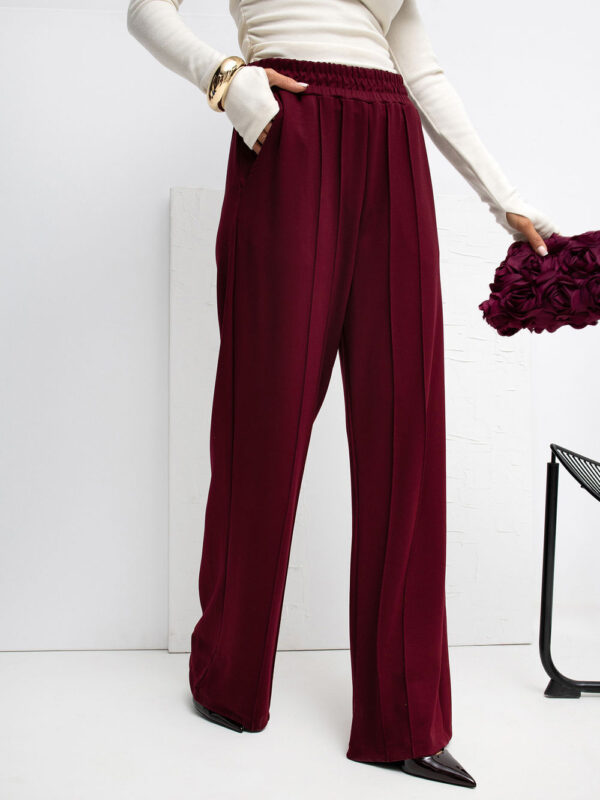 Spodnie Dresowe Model RV-DR-A1062.48 Bordo - Rue Paris