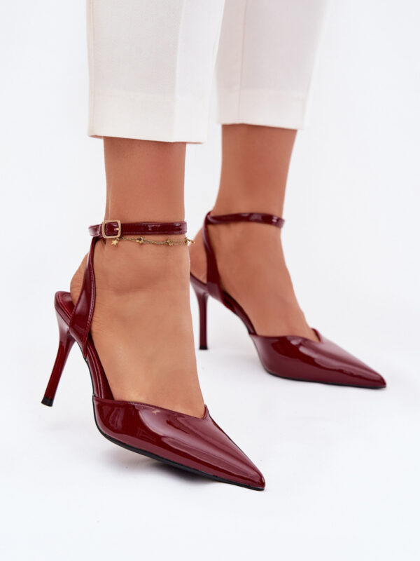 Szpilki Model Laretta LE149P Bordo - Step in style