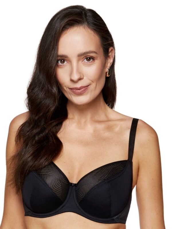 Biustonosz Soft Model Laurel B2 Black - Gorteks