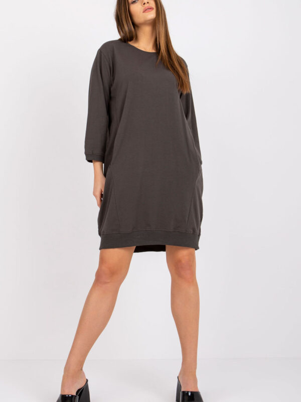 Sukienka Model RV-SK-6839.95 Dark Khaki - Relevance