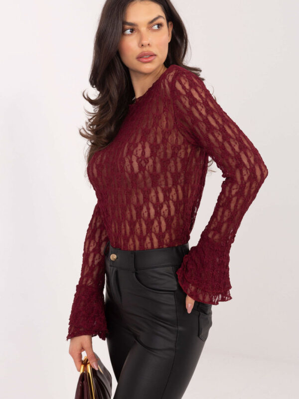 Bluzka Model IT-BZ-9970.97 Bordo - Italy Moda