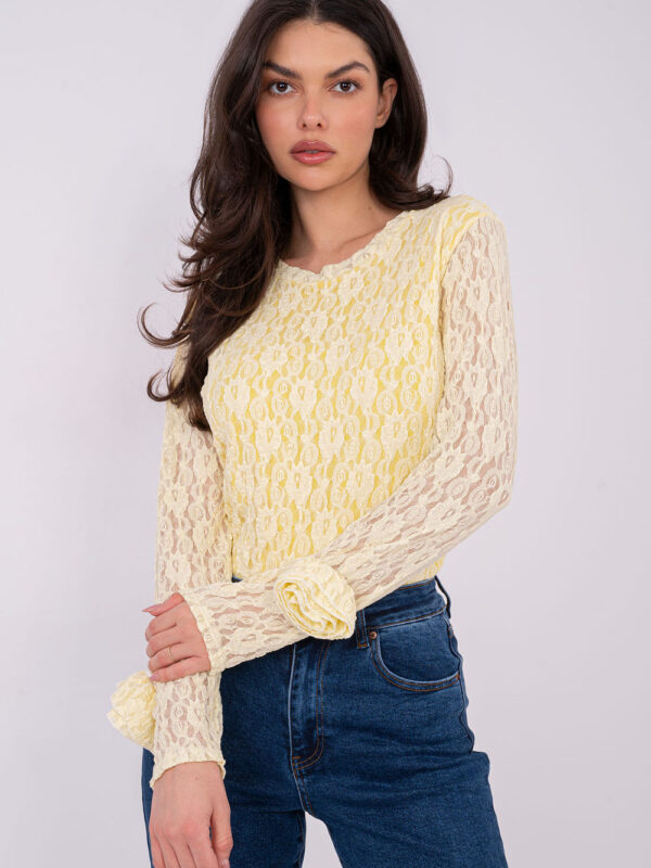 Bluzka Model IT-BZ-9950.79 Light Yellow - Italy Moda