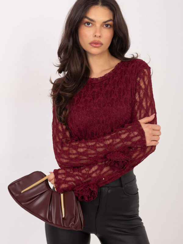Bluzka Model IT-BZ-9950.79 Bordo - Italy Moda