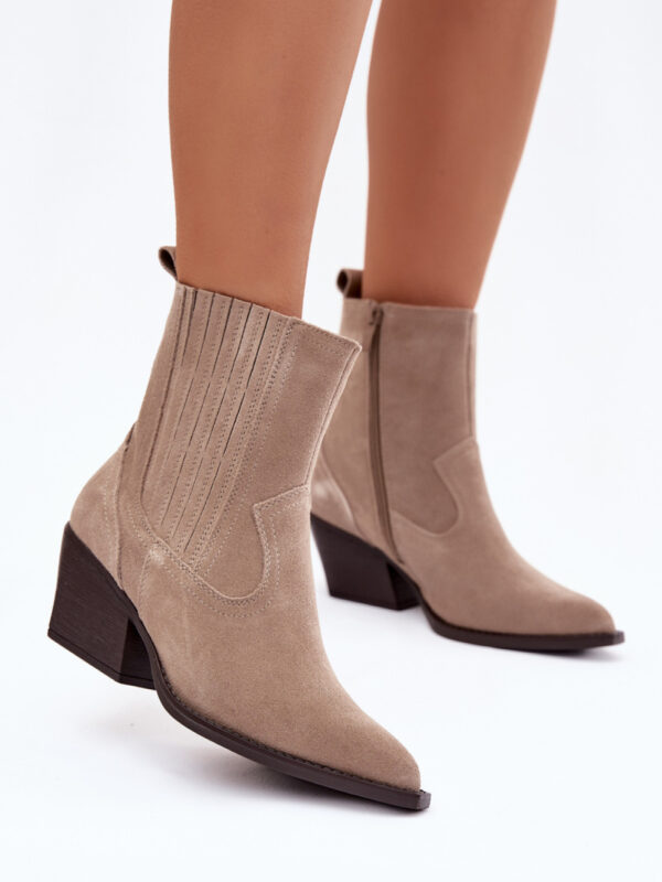 Botki Model Dylira 6350 Beige - Step in style