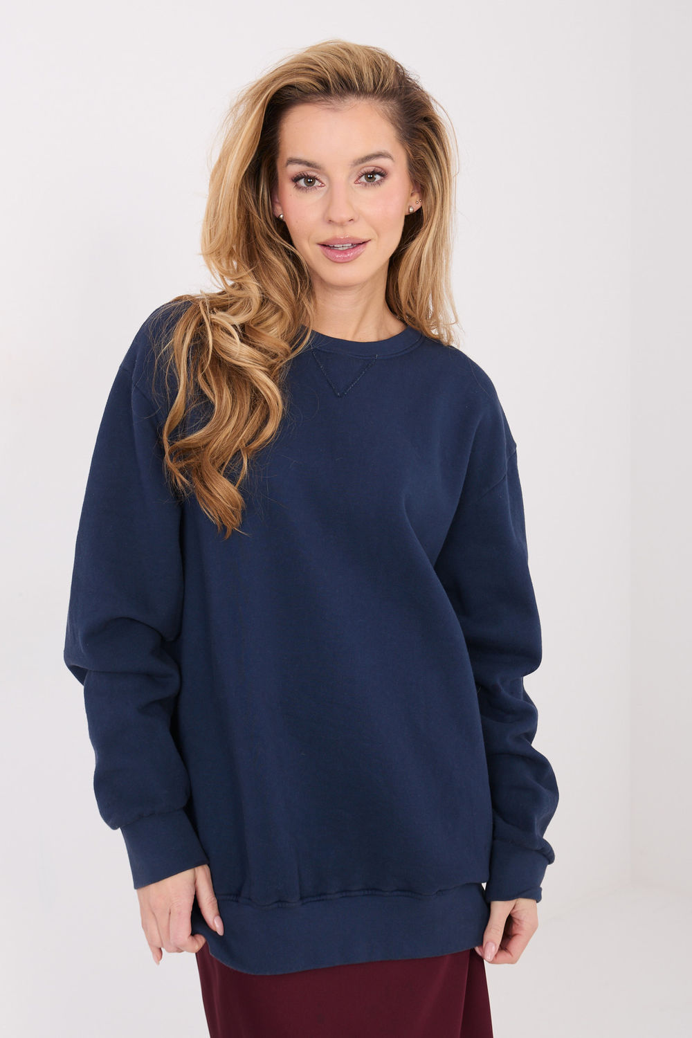Bluza Damska Model WT-BL-A1047.69 Navy - Factory Price