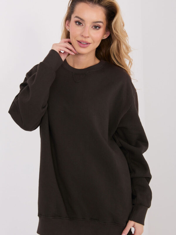 Bluza Damska Model WT-BL-A1047.69 Dark Brown - Factory Price
