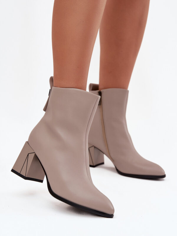 Botki Model Vinceza 66812 Grey Skóra - Step in style