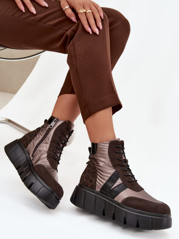 Botki Model Vinceza 58562 Brown - Step in style