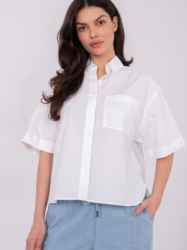 Koszula Damska Model D70089M11339A White - Sublevel