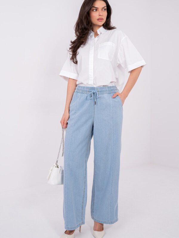 Spodnie Jeansy Damskie Model D80038BB62627L220 Light_Blue - Sublevel