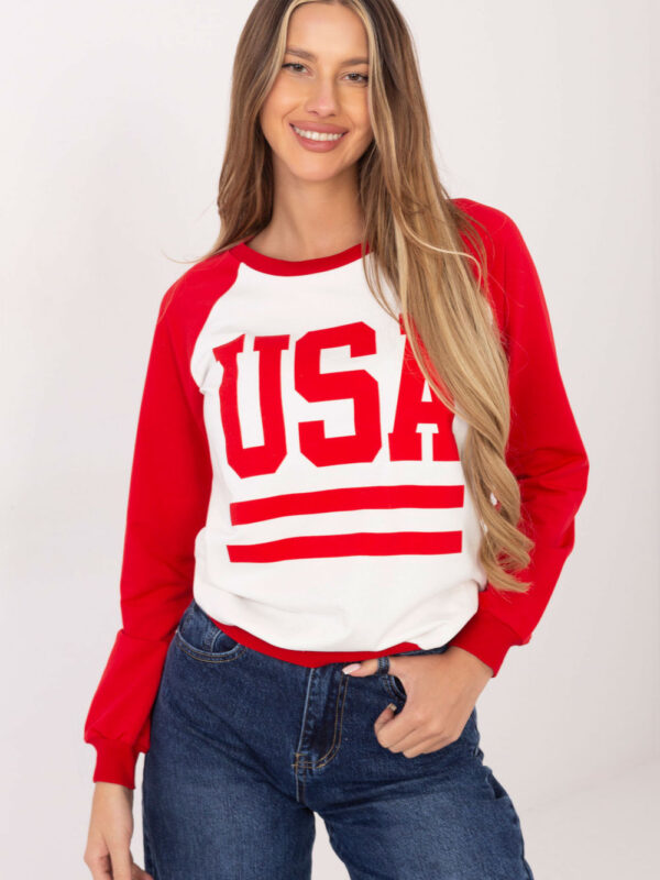 Bluza Damska Model DS-BL-1111.06P Red - Rue Paris