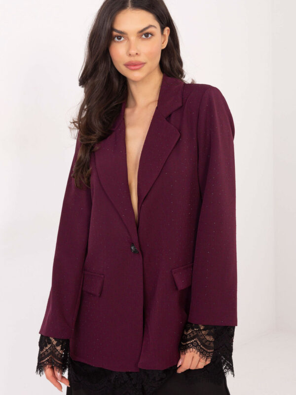 Marynarka Model IT-MA-FL9916-1.07P Dark Red - Italy Moda