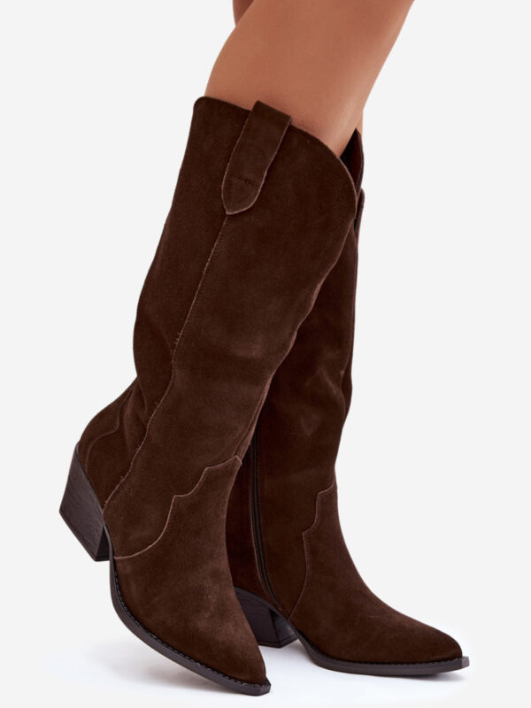 Kozaki Model Urselle 6396 Czekolada - Step in style