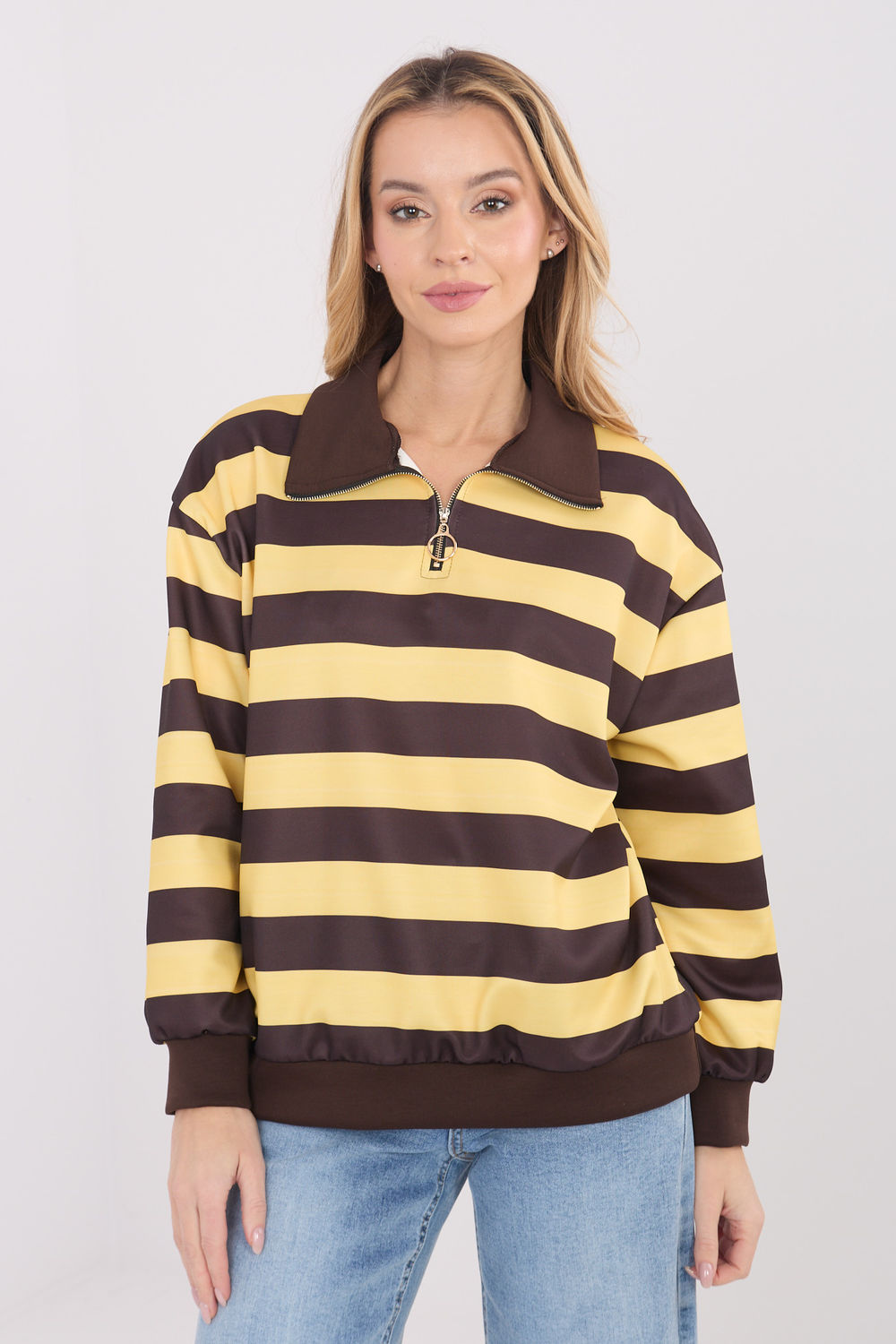 Bluza Damska Model IT-BZ-9981.06 Yellow - Italy Moda