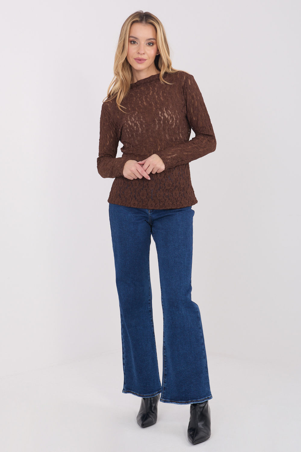 Bluzka Model IT-BZ-9962.98 Brown - Italy Moda