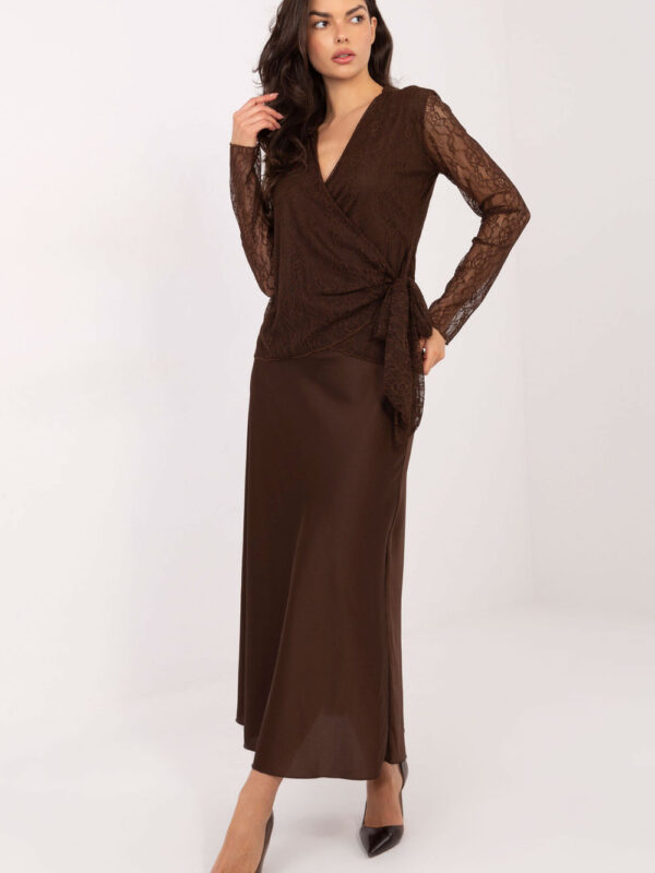 Bluzka Model MI-BZ-92405.67 Brown - Italy Moda