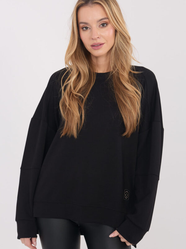 Bluza Damska Model RV-BL-A1063.96 Black - Rue Paris