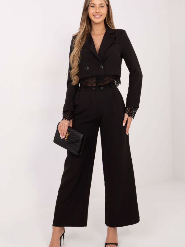 Spodnie Damskie Model IT-SP-FL9020-1.73 Black - Rue Paris