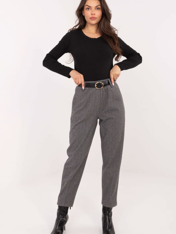 Spodnie Damskie Model IT-SP-FL9767.81 Dark Grey - Rue Paris