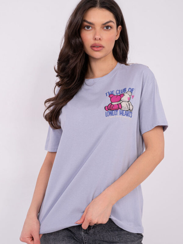 Tshirt Damski Model D12022AH02645Y Light Violet - Sublevel