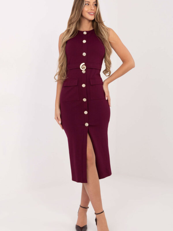 Sukienka Model IT-SK-21891.61 Bordo - Italy Moda