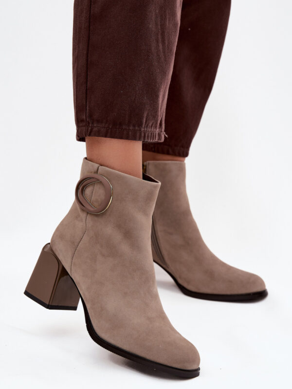 Botki Model Artiker 57C0014 Beige - Step in style