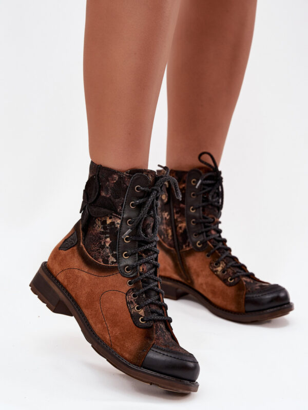 Botki Model Maciejka 07004-29/00-8 Camel - Step in style
