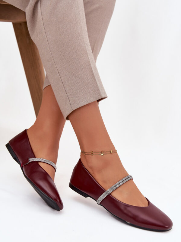 Baleriny Model Ilirene 2732 Bordo - Step in style