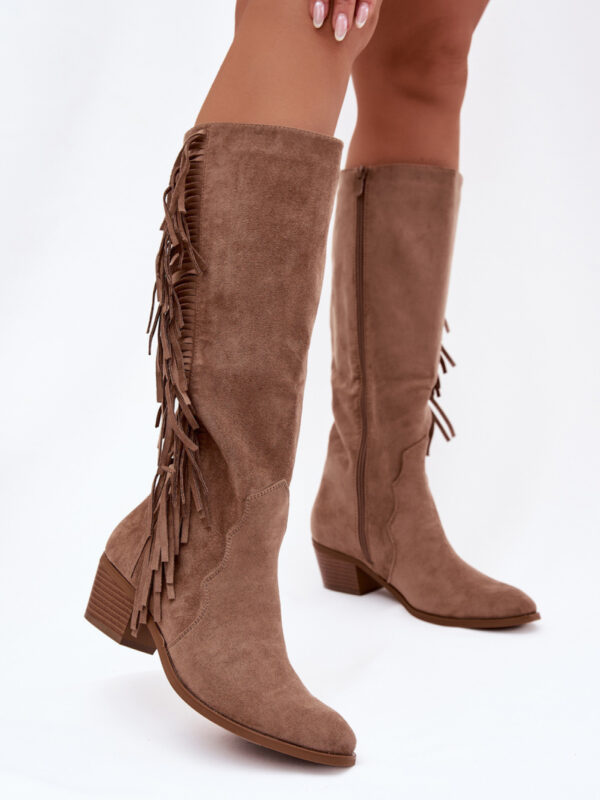 Kozaki Model Firlina 1155 Khaki - Step in style