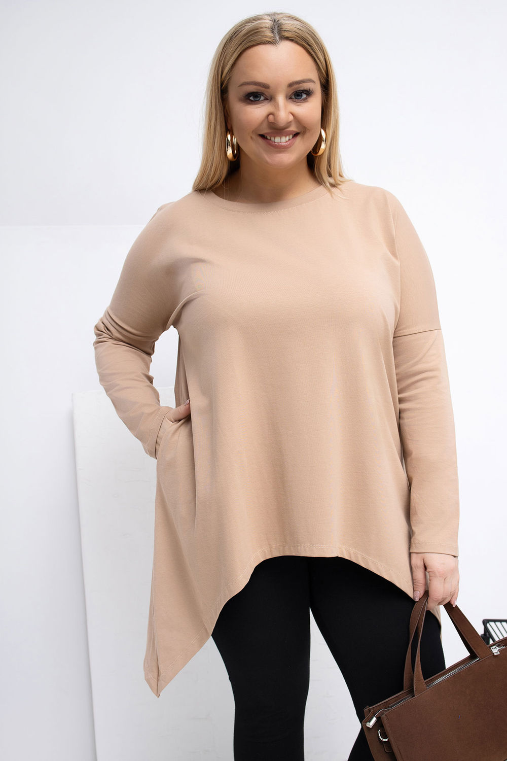 Tunika Model RV-BZ-5031.06X Dark Beige - Relevance