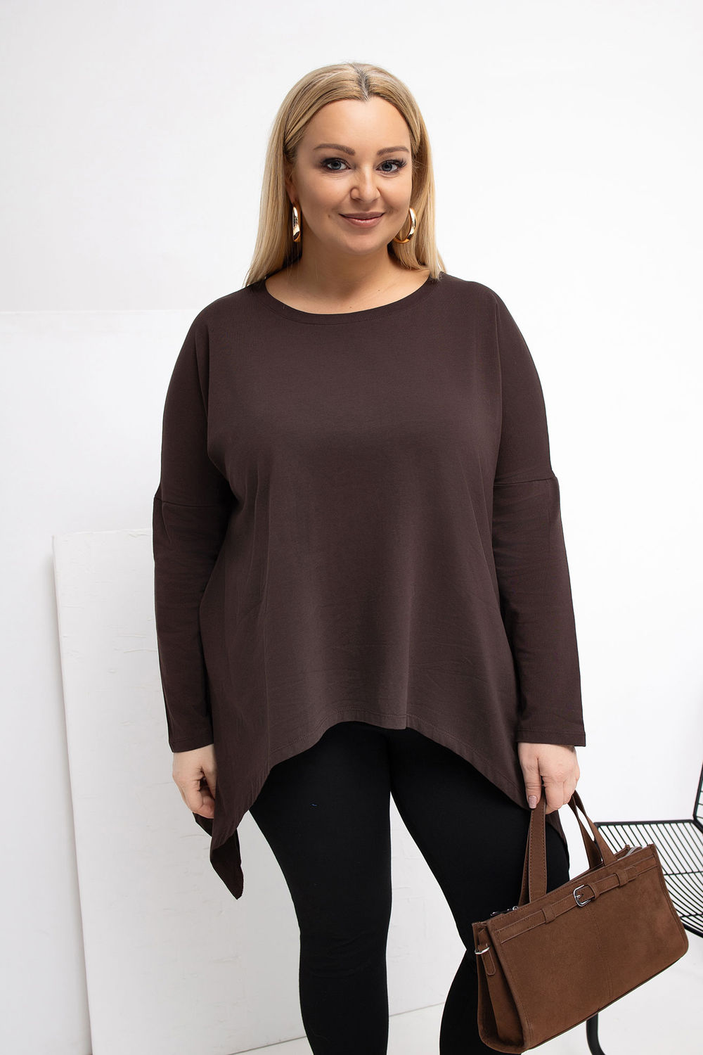 Tunika Model RV-BZ-5031.06X Dark Brown - Relevance