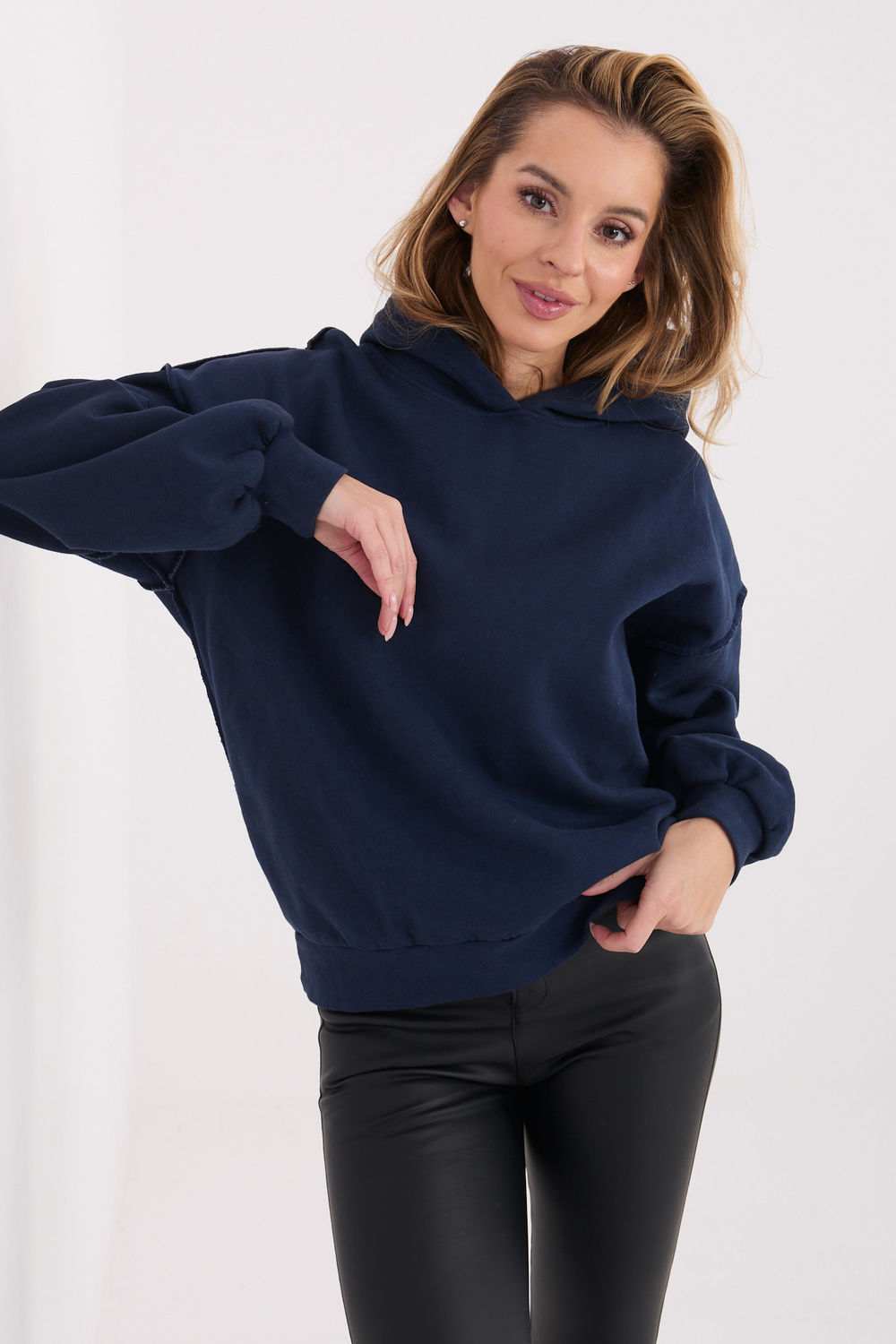 Bluza Damska Model WT-BL-A1457.45 Navy - Factory Price