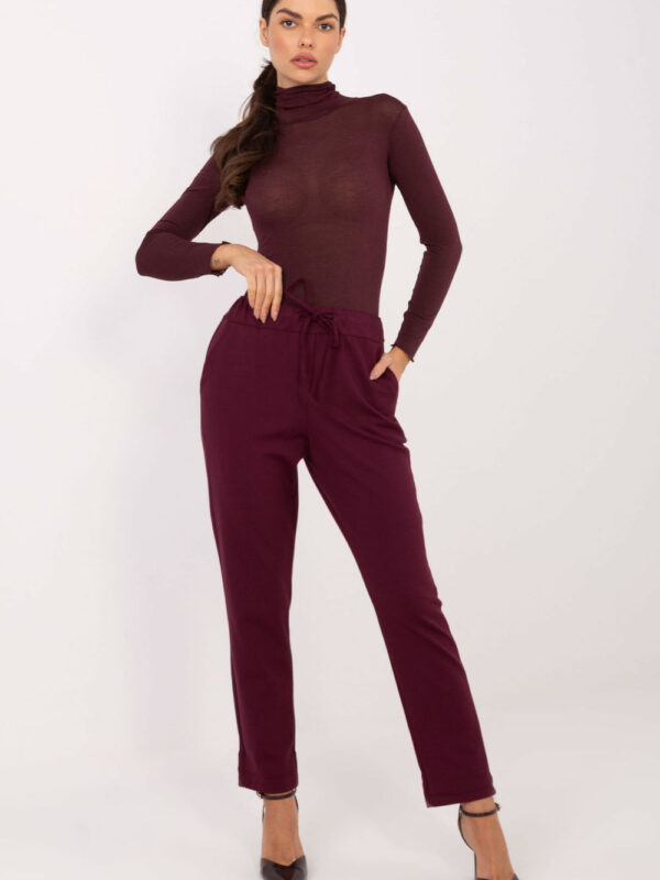Spodnie Damskie Model IT-SP-FL7690.64 Bordo - Factory Price
